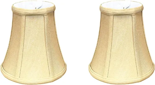 Miniatura 64 de Royal Designs, Inc. BSO-704FC-6AGL True Bell - Pantalla básica para lámpara con clip de llama, 3.5 x 6 x 6.25, dorado antiguo