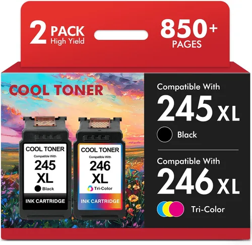 Paquete combinado de tinta 245XL 246XL 245 y 246 para impresora Canon MG2522 MX490 Reemplazo para Canon Pixma MX492 TS3322 TR4520 TR4500 TS3122