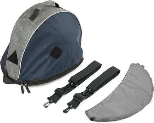 Miniatura 6 de Bolsa para Casco de Motocicleta TINGPAI con Gran Capacidad - Bolsa de Transporte Resistente a Arañazos y al Agua, Compatible con Casco de Cara