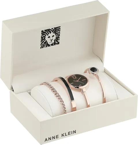 Miniatura 2 de Anne Klein Women's Bangle Watch and Premium Crystal Accented Bracelet Set