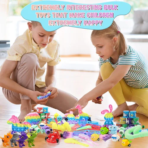 Miniatura 6 de Más de 1000 piezas de recuerdos de fiesta para niños, paquete de juguetes antiestrés, rellenos de calcetines de Navidad, regalo de cumpleaños, caja