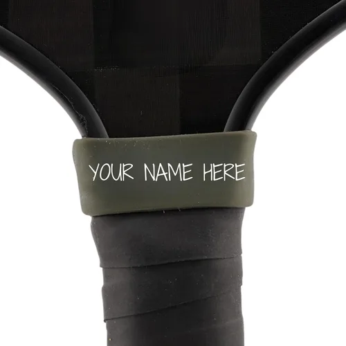 Miniatura 9 de Etiqueta de banda con nombre de paleta de pickleball personalizada, accesorio de agarre personalizado para jugadores, regalos de paleta