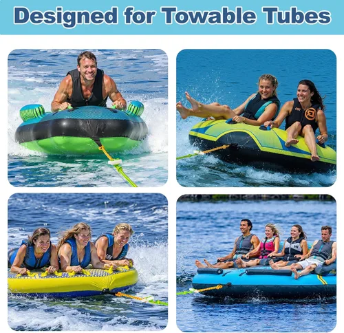 Miniatura 6 de Conector rápido de cuerda remolcable remolcable de barco, tubo remolcable de agua para tubos, esquí, wake boarding con Seadoo, moto acuática