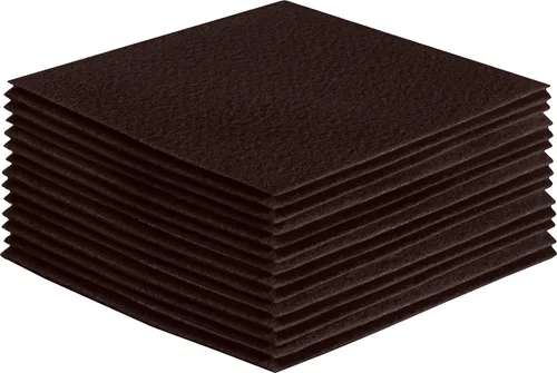 Miniatura 18 de FabricLA Hojas de fieltro acrílico para manualidades, cuadrados de fieltro precortados suaves de 4 x 4 pulgadas (3.9 in x 3.9 in), utiliza hojas