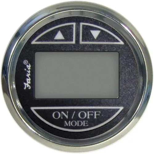 Faria 13750 Chesapeake Sonda de profundidad de acero inoxidable (transductor montado en el popa de peso) SN2011-2", negro