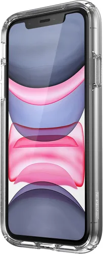 Miniatura 5 de Speck Funda transparente para iPhone 11, protección contra caídas, antiamarilleo, antidecoloración, delgada, transparente, absorbente de golpes