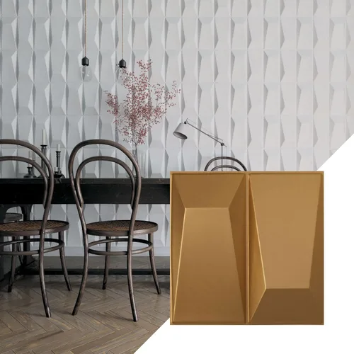 Miniatura 24 de Ekena Millwork WP12X12LOWH 11 7/8 pulgadas de ancho x 11 7/8 pulgadas de alto Locke EnduraWall Decorativo 3D Panel de pared cubre 0.98 pies cuadrados