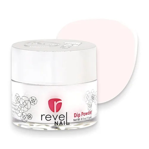 Miniatura 22 de Revel Nail Polvo de inmersión – Esmalte de uñas en polvo transparente y rosa, polvo de inmersión resistente a las virutas con vitamina E y calcio