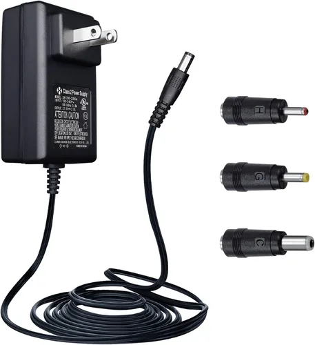 Miniatura 11 de Adaptador de fuente de alimentación de 12 V, 2 A, 6 pies, CA a CC 24 W, 2000 mA, 1500 mA, 1000 mA, 500 mA, cable de alimentación de repuesto