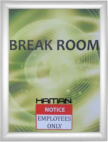 Miniatura 8 de Paquete de 50 marcos HAITIAN de aluminio a presión, 8.5 x 11 pulgadas, color negro, perfil de aluminio de 1 pulgada, panel trasero de PS duro