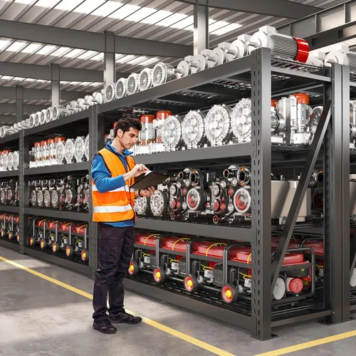 Miniatura 7 de Bepatio - Estantería de garaje resistente de 8000 libras, estantes de almacenamiento industrial de 77 pulgadas de ancho, estantería de metal