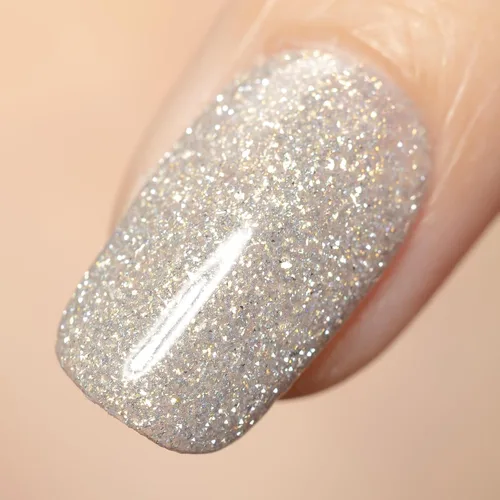 Miniatura 14 de YTD Likomey - Esmalte de uñas de gel con purpurina reflectante, 0.5 fl oz (15 ml), color negro con destellos de diamante, tono azul oscuro