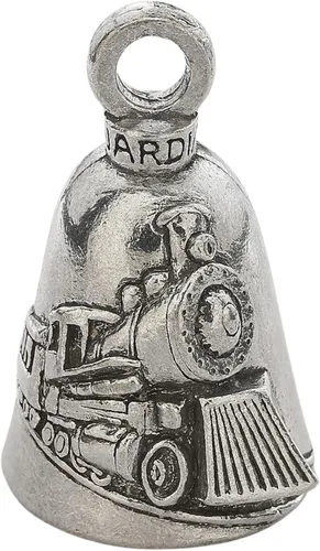 Miniatura 50 de Guardian Bell Good Luck Bell w/Keyring & Black Velvet Bag Motorcycle Bell Lead-Free Pewter Made in USA Phoenix Biker