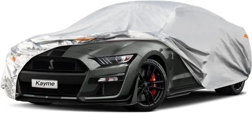 Miniatura 108 de Kayme - Cubierta completa impermeable de 6 capas para automóvil, apta para todo clima, protección para exteriores contra lluvia, rayos ultravioleta