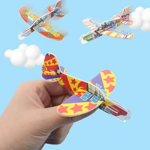 Miniatura 3 de Libima 144 piezas de aviones de espuma de juguete para niños, aviones planeadores a granel, juguetes voladores al aire libre, regalos de fiesta