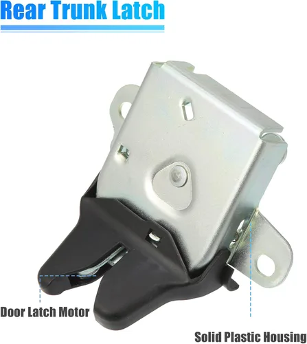 Miniatura 4 de X AUTOHAUX Pestillo de la puerta trasera del coche Actuador de la cerradura de la puerta del maletero trasero 64610-12360 para Toyota Corolla E12