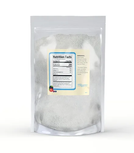 Miniatura 2 de Unpretentious Edulcorante de xilitol, 3 libras, sustituto del azúcar, opción baja en calorías, estable al calor, polvo, transparente, bolsa