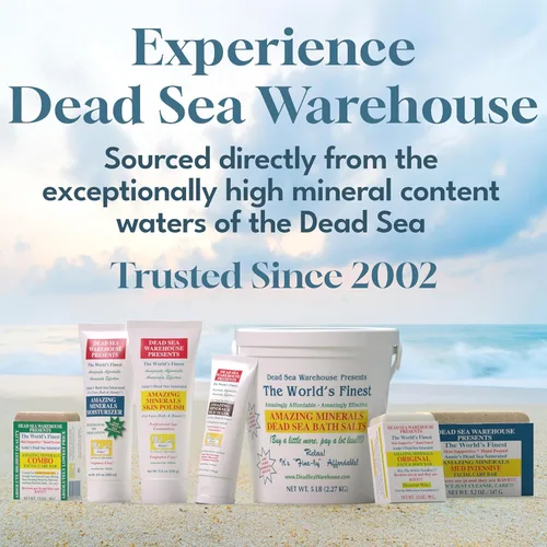 Miniatura 6 de Dead Sea Warehouse – Sales de baño del Mar Muerto con minerales sorprendentes – 2 LIBRAS – El más alto contenido en minerales – Alivio natural
