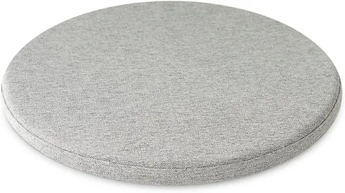 Miniatura 10 de Cojín desmontable, cojín redondo de espuma viscoelástica para silla, diseño antideslizante, suave, transpirable, cómodo, adecuado para sala