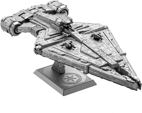 Miniatura 8 de Fascinations Metal Earth Premium Series Star Wars Imperial Light Cruiser 3D Kit de modelo de metal con pinzas