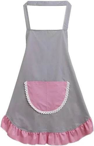 Miniatura 13 de Pañuelo con estampado floral, encantador, vintage, divertido, delantales para mujeres, niñas, pastel, jardín, pintura, delantales, diadema Delantal 7