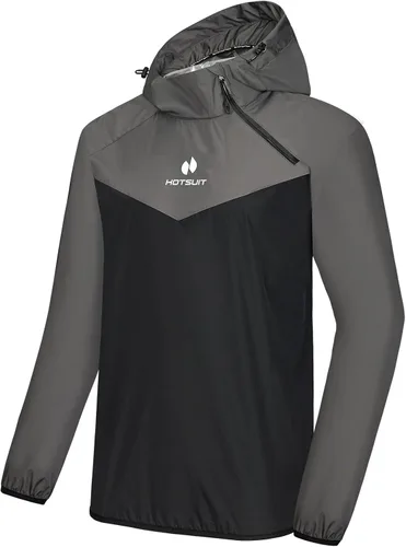 Miniatura 11 de HOTSUIT Traje de sauna para hombre, chaqueta de sauna, pantalón, gimnasio, entrenamiento, trajes de sudor