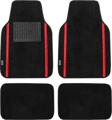 Miniatura 12 de FH Group - Juego completo de fundas para asientos de auto de cuero sintético, ajuste universal, para asientos frontales con respaldo bajo, Rosa