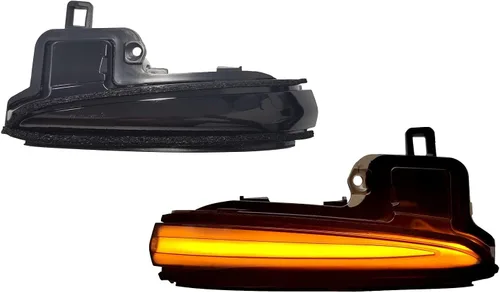 Tira indicadora de luces direccionales dinámicas secuenciales para espejos laterales izquierdo y derecho, compatible con Toyota Tacoma 2016-2021,