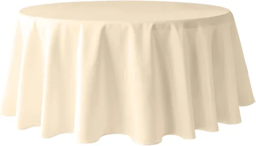 Miniatura 140 de Pomp Mantel Premium de Poliéster de 60" x 84" en Color Amarillo Plátano Tela Fácil de Cuidar, Resistente a Arrugas y Manchas Para Mesa Banana