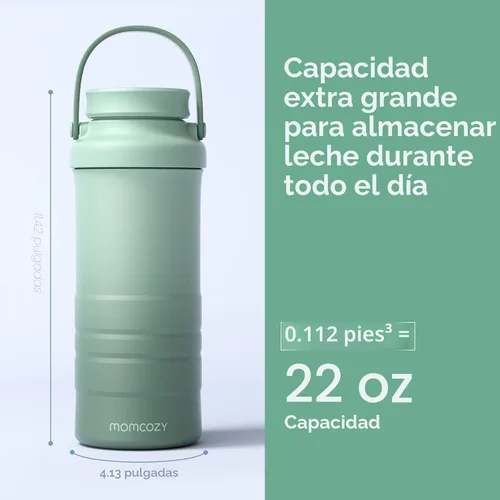 Miniatura 8 de Momcozy 22oz Portable Breast Milk Cooler for Outdoor, Life Saver with 360° Total Cooling for 24 Hours, Larger Capacity Travel Breastmilk Chiller