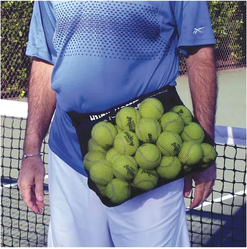 Miniatura 2 de Oncourt Offcourt Práctica tolva: almacena pelotas fácilmente/se adapta alrededor de cualquier cintura/capacidad de 36 pelotas de tenis