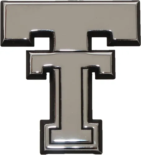 Miniatura 3 de Texas Tech Emblem Red Raiders - Emblema de metal prémium para automóvil (cromado)