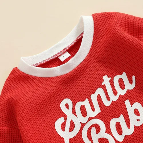 Miniatura 3 de Sudadera de cuello redondo para bebé niña y niño, mameluco con mangas largas, suéter extragrande, conjuntito de ropa con capucha