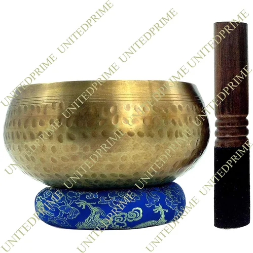 Miniatura 2 de Juego de cuencos tibetanos martillados a mano de grado de meditación de 5.90 pulgadas, de calidad profesional, de 2.2 libras, con sonido tibetano