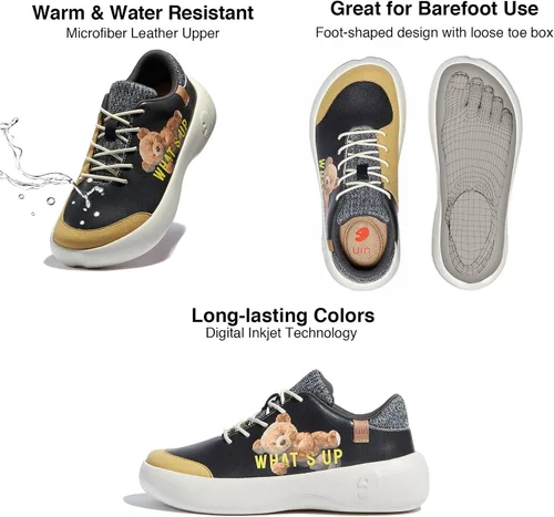 Miniatura 6 de UIN Zapatos deportivos de moda pintados artísticos para mujer, puntera ancha, con cordones, ligeros, cómodos, para caminar y viajar, Bartello