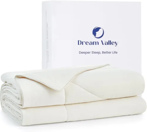 Miniatura 26 de Dream Valley® Outlast® Deepsleep Edredón Refrescante, Tamaño Throw, Manta Refrescante con Tecnología Espacial Grado NASA para Personas que Duermen