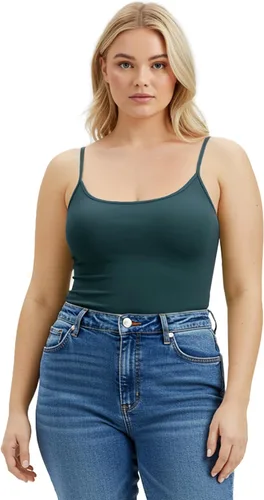 Miniatura 248 de Emmalise Camisola larga casual básica para mujer, con tirantes ajustables, top en capas
