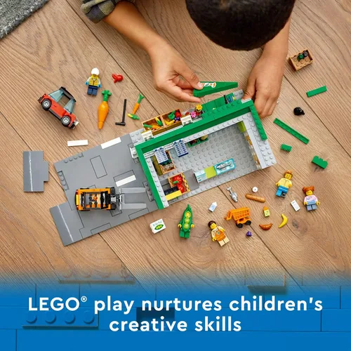 Miniatura 5 de LEGO My City Grocery Store 60347 - Juego de juguetes de construcción para niñas, niños y niños a partir de 6 años (404 piezas)