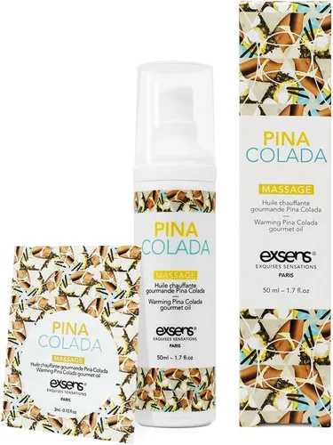 Miniatura 5 de Exsens Aceite de masaje de calentamiento gourmet, 6 unidades, uso único, saborizado, totalmente natural, vegano, sin manchas, 0.1 fl oz
