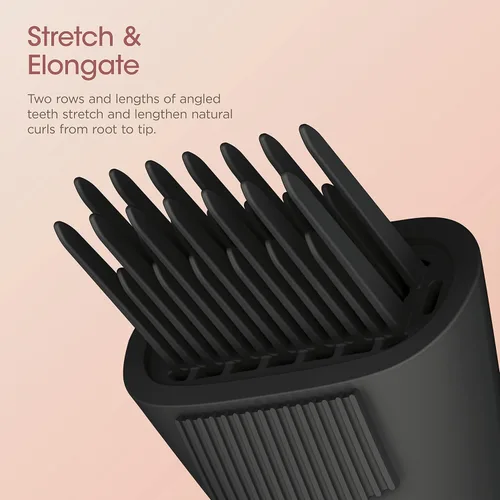 Miniatura 3 de Shark XSKHD4WTCB FlexStyle - Peine de dientes anchos, accesorio para secadora de pelo para la serie HD400, sistema de peinado y secado de aire
