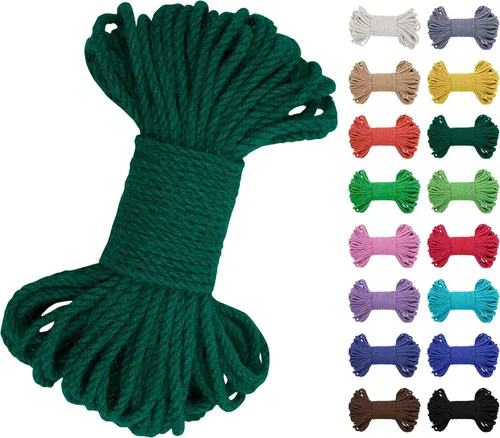 Miniatura 56 de JeogYong - Cuerda de yute de 3 mm, 99,9 m, cuerda natural gruesa para jardín, ideal para manualidades, exterior, jardinería, envoltorios de regalo