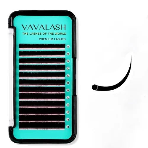 Extensiones de pestañas de 0.03 mm, rizo D de 8-14mm, individuales, volumen de seda de primera calidad y clásicas, suaves mate, profesionales