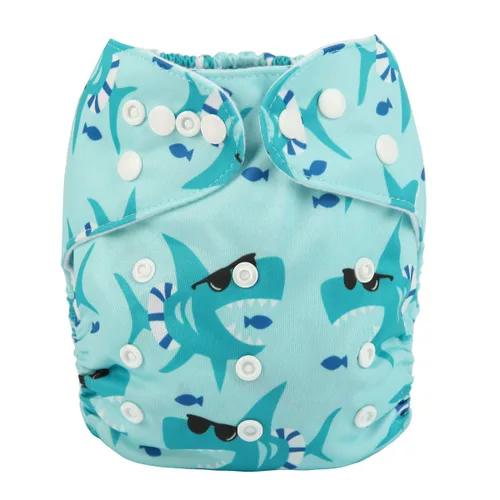 Miniatura 9 de Pañal de bolsillo para bebé, reutilizable, lavable, 8 libras a 36 libras (flecha)