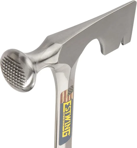 Miniatura 3 de ESTWING Martillo para paneles de yeso, herramienta de tablero de pared de 14 onzas con cara fresada y agarre de reducción de golpes - E3-11