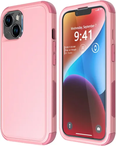 Miniatura 26 de Diverbox Funda para iPhone 14 [a prueba de golpes] [a prueba de caídas] [protector de pantalla de vidrio templado], funda de protección resistente