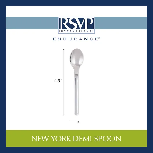 Miniatura 7 de RSVP International Endurance Collection - Cuchara de café y bar, New York, 4.5 pulgadas, acero inoxidable