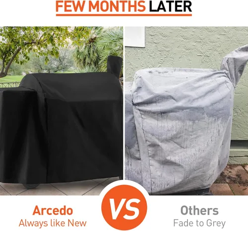 Miniatura 3 de Arcedo Funda para parrilla compatible con Traeger 20 / Tailgater 20 Series – Resistente al agua de longitud completa al aire libre cubierta