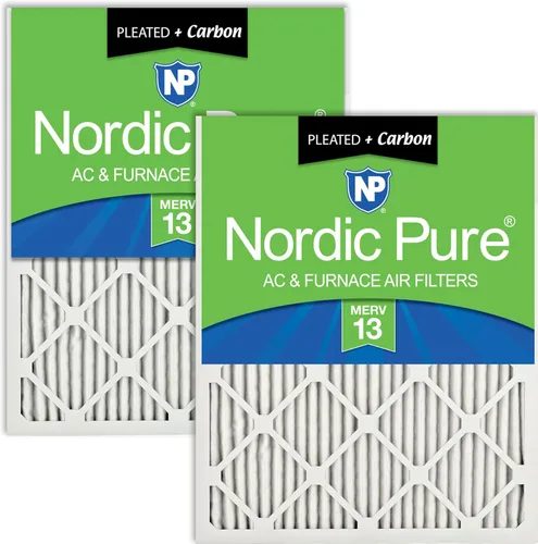 Miniatura 13 de Nordic Pure Filtros de aire para horno MERV 6 de 18 x 25 x 1 pulgadas (tamaño real: 17 1/2 x 24 1/2 x 3/4), color verde poliéster MERV 6, reduce