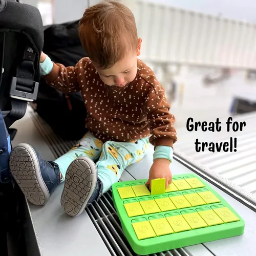 Miniatura 6 de Genuine Fred MATCH UP - Bandeja de aperitivos de memoria, divertido juego interactivo de aperitivos para niños, bandeja de comida apta para viajes