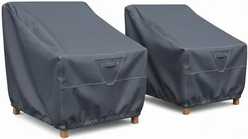 Fundas impermeables para sillas de patio, 35 pulgadas de ancho x 37 pulgadas de profundidad x 32 pulgadas de alto, fundas giratorias para sillas de